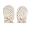 Organic Cotton Baby Mittens Made In Japan Bonded Knit