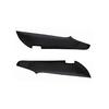 Black Toyota Alphard 30 Series Door Kick Guards - Scratch Protection