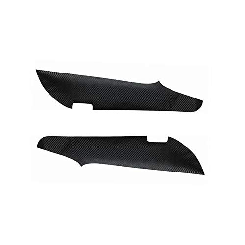 Black Toyota Alphard 30 Series Door Kick Guards - Scratch Protection