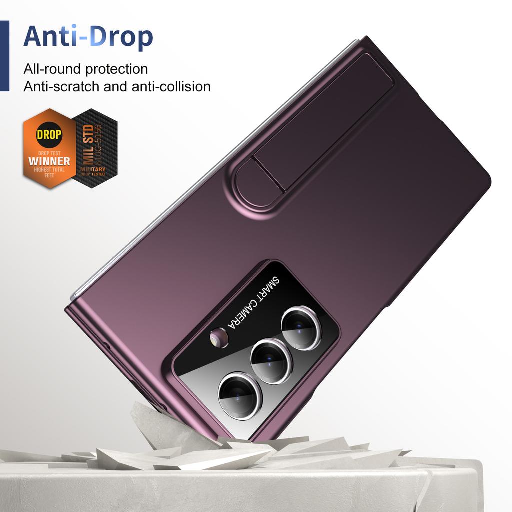 Suitable for Samsung ZFold8Ultra Folding Phone Case, Full Cover with Integrated Screen Protector, Fold7 Stand, Anti-drop Case