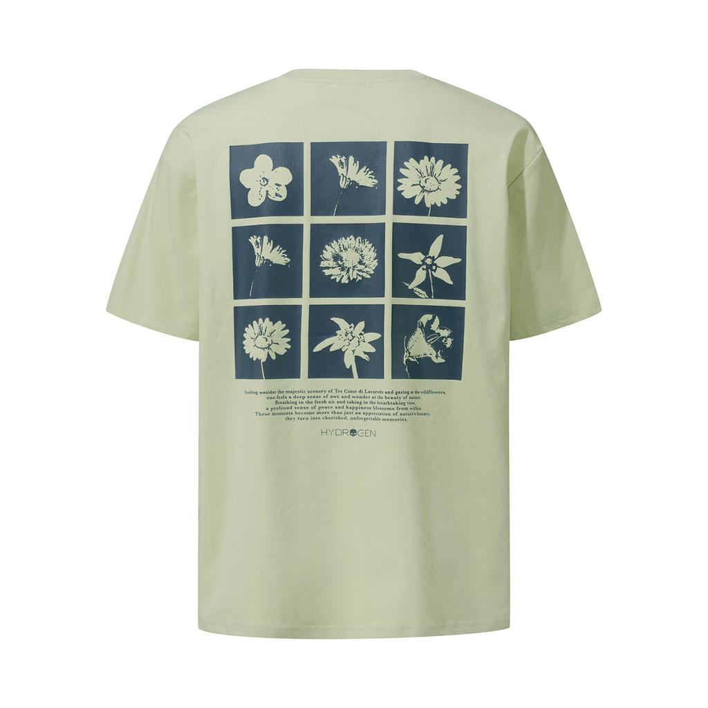 HYDROGEN Uni Floral Graphic Short Sleeve T-Shirt