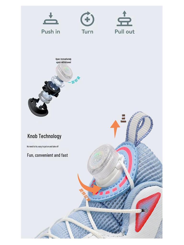 2026 Kids' Breathable Non-Slip Basketball Shoes for Boys & Girls - Mesh Training Sneakers