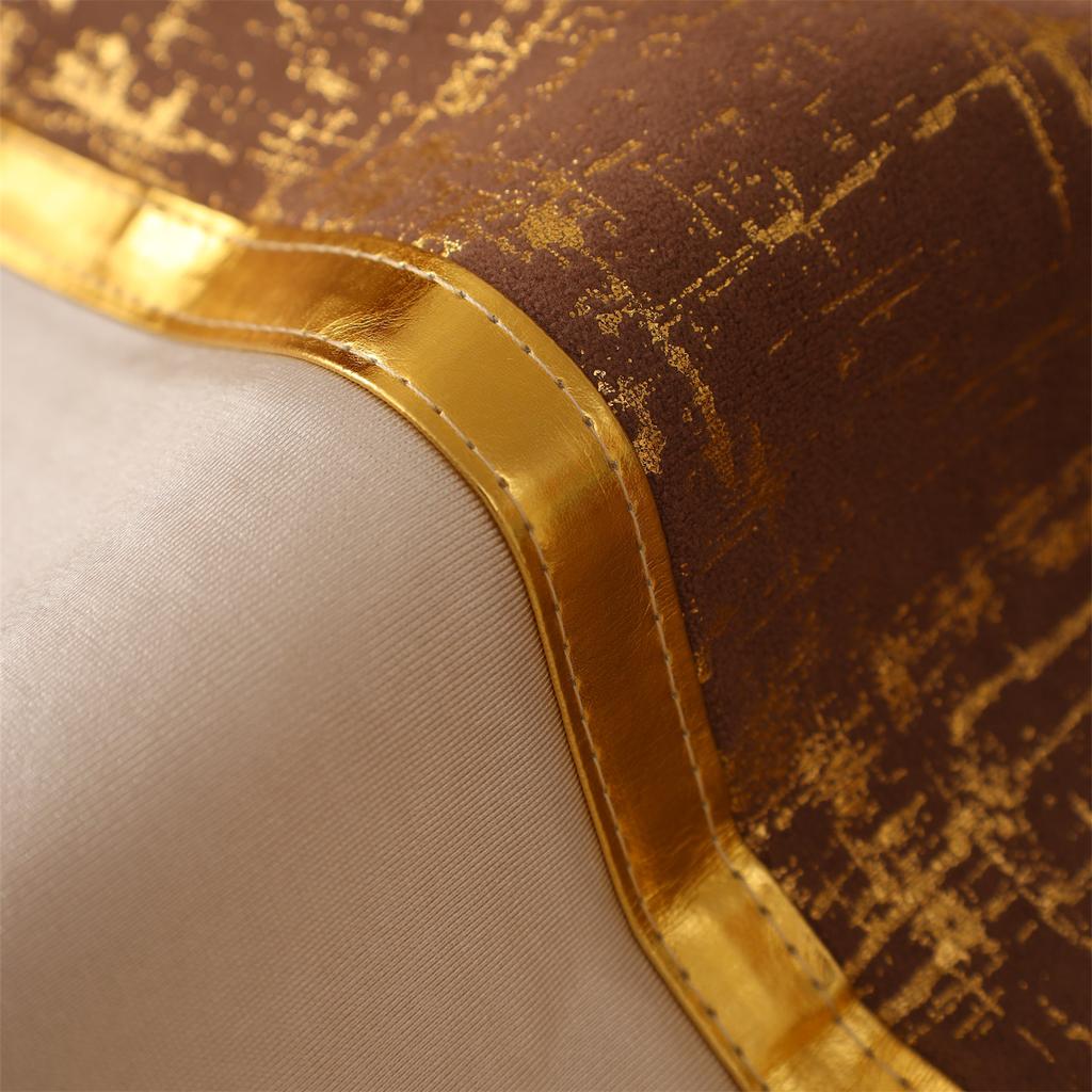 Goldener Bronzing-Samt-Anti-Rutsch-Sofabezug, Vier-Jahreszeiten-Couchkissenbezug für Wohnzimmermöbelschutz-Sofatuch