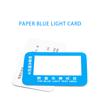 Professional Anti-Blue Light Test Detection Card Blue Light Generator Card Glass