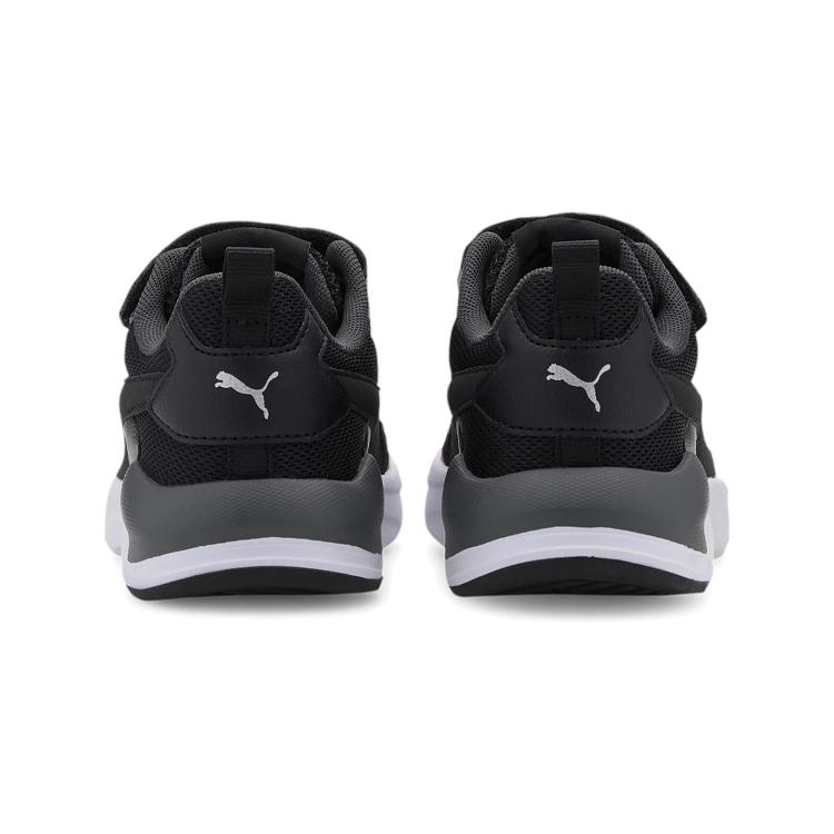 Puma X RAY Round Tip Kids Lifestyle Shoes White Black Children Aged 3 7 Years Old 374395-01