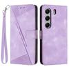 Leather Case for TECNO Camon 40 Pro 4G Imprinted Triangle Phone Cover