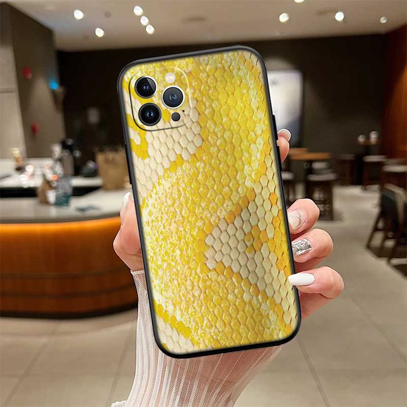 UP46 Slangenhuid DIY Tekening Nieuwe High-End Schelp Telefoonhoesje voor Xiaomi Poco F8 M4 M5 M6 M7 X3 X6 X7 Pro GT NFC Ultra