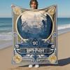 1pc Hogwarts Harry Potter Platform Outdoor Flannel Throw Blanket All Season Soft Warmth,Home Decor 1031005