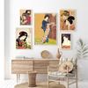 Japan Ukiyo Geisha Wall Art Canvas Painting Vintage Abstract Women Posters And Prints Wall Pictures For Kitchen Room Home Decor