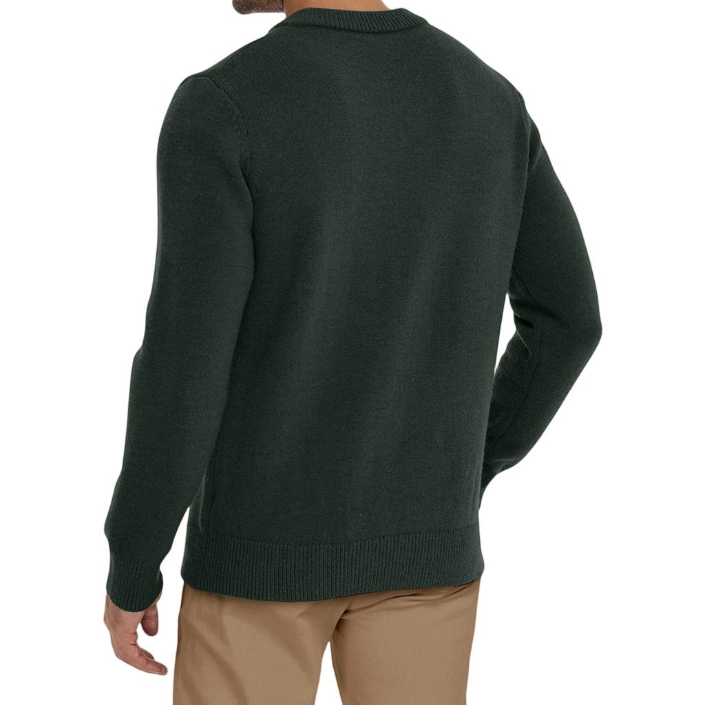 Men's V-Neck Self-Cultivation Pullover Long Sleeves Sweater