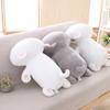 Kawaii Cat Plush Toy Stuffed 35cm 50cm 65cm Lying Cat Pillow White Grey Kids Toys Birthday Gift for Children