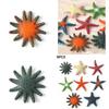 Realistic Marine Life Starfish Models For Children Cognitive Beach Toys Assorted Colors
