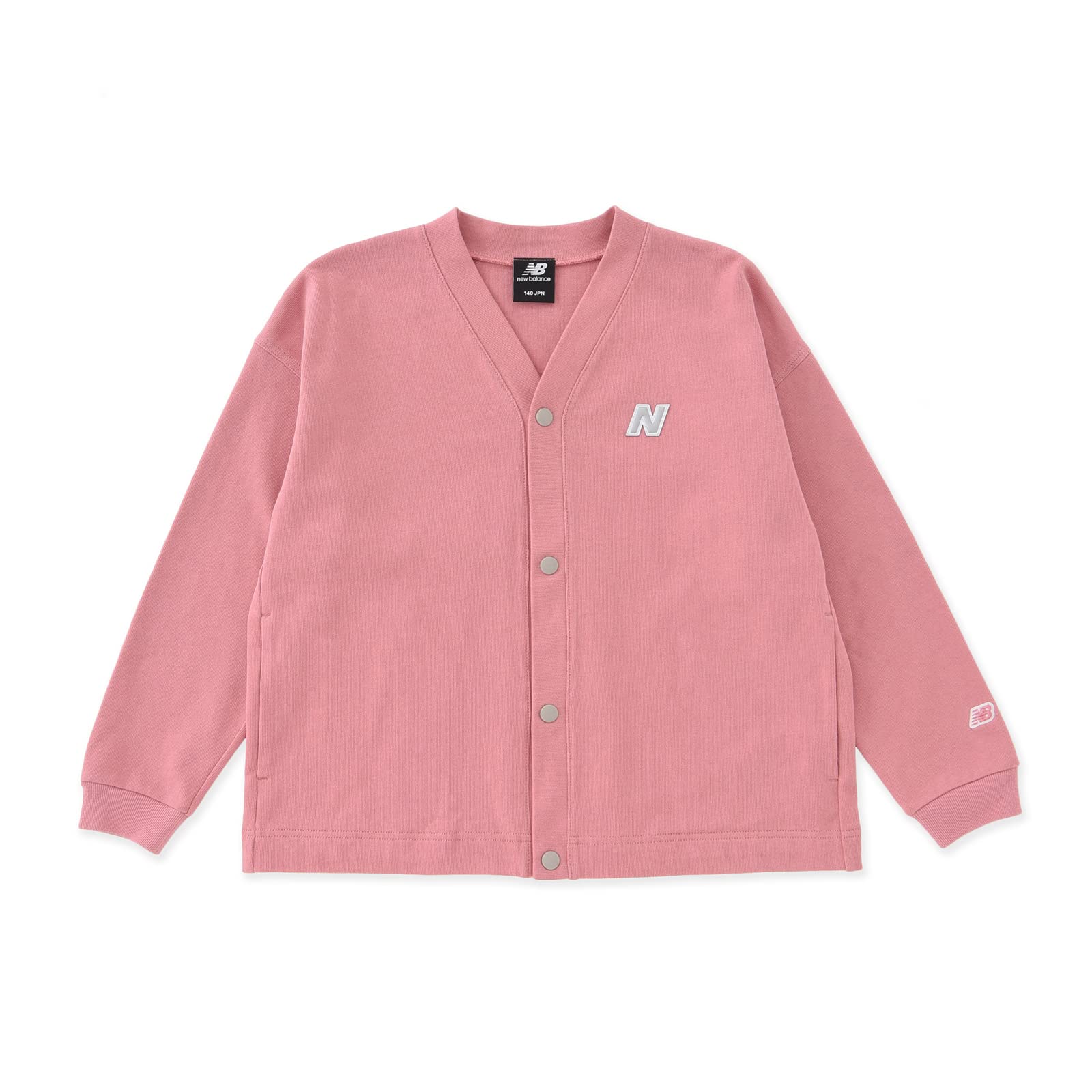 

Cardigan Heavyweight Cardigan HAO 160 [New Balance] Kids (ABT35044) (Hazy Rose)