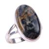 Natural Pietersite Gemstone Handmade 925 Solid Sterling Silver Ring Size 9 y3h04