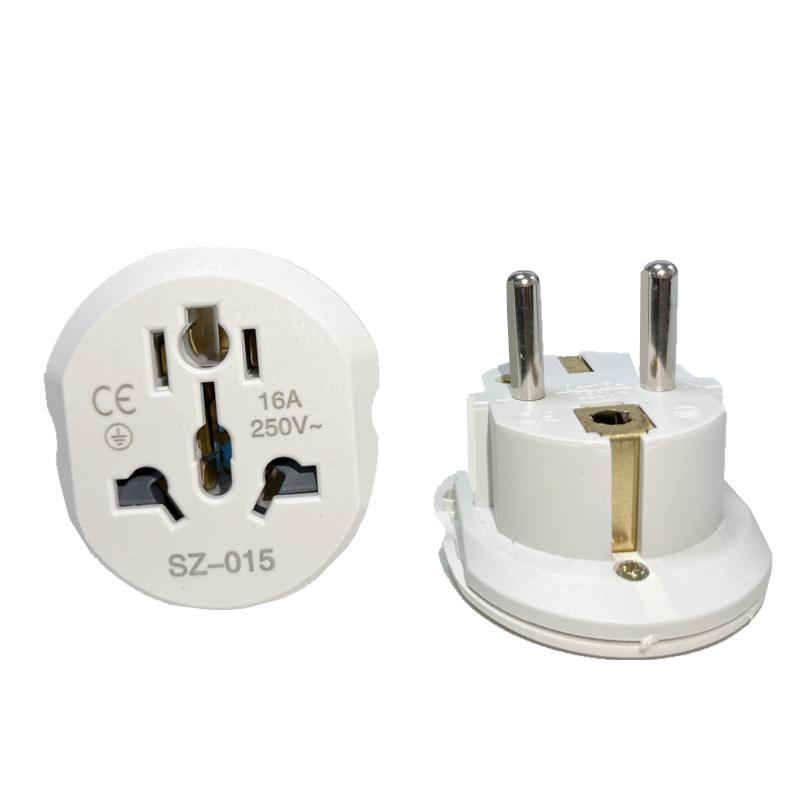 Universal EU Stecker Reiseadapter Euro Konverter UK US AU zu EU KR AC Steckdose Stecker 16A Reiseladeadapter Konverter 250V