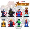 High-quality Abs Plastic Building Blocks Jr833b Avengers Superhero Series