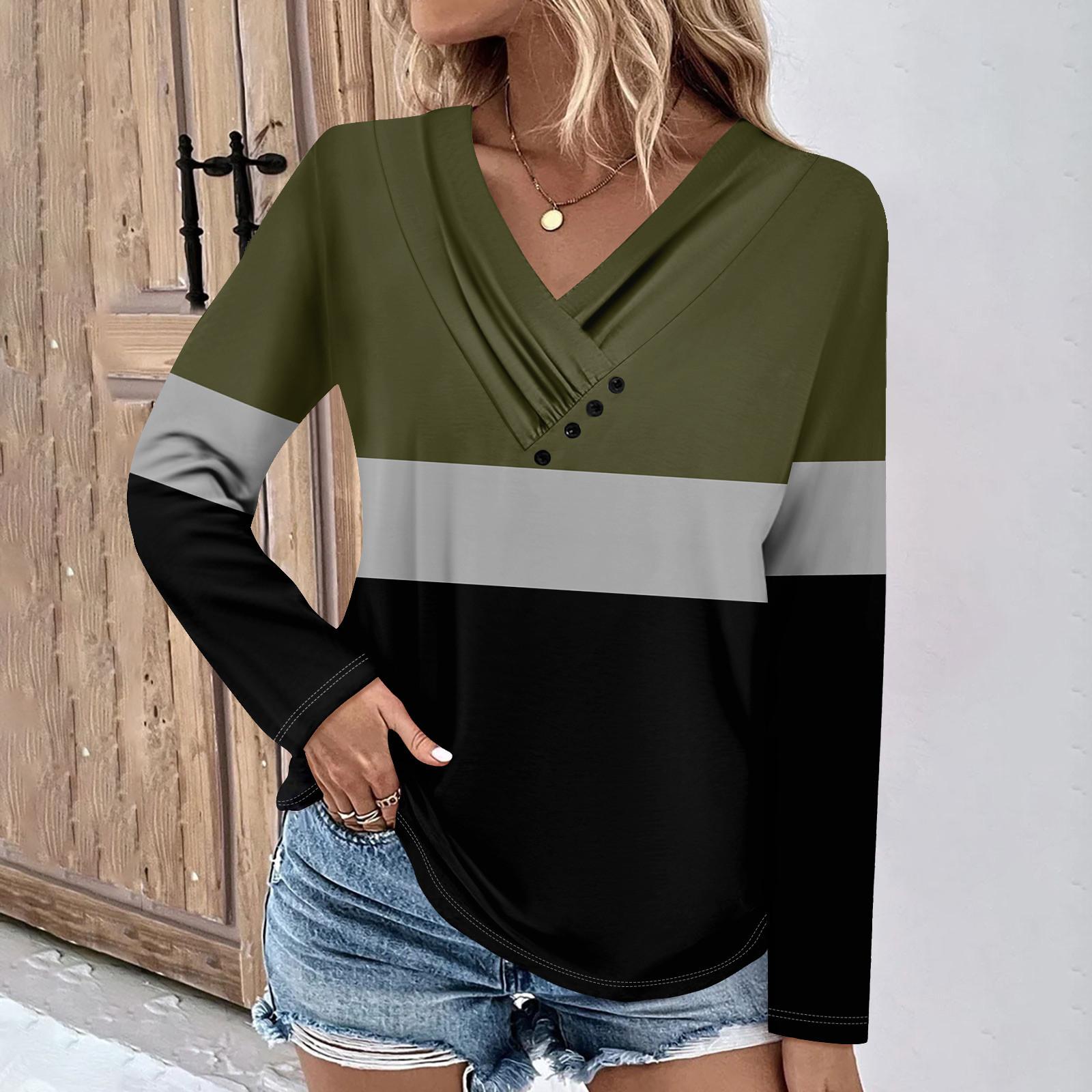 Блузки с длинным рукавом для женщин — фото 13