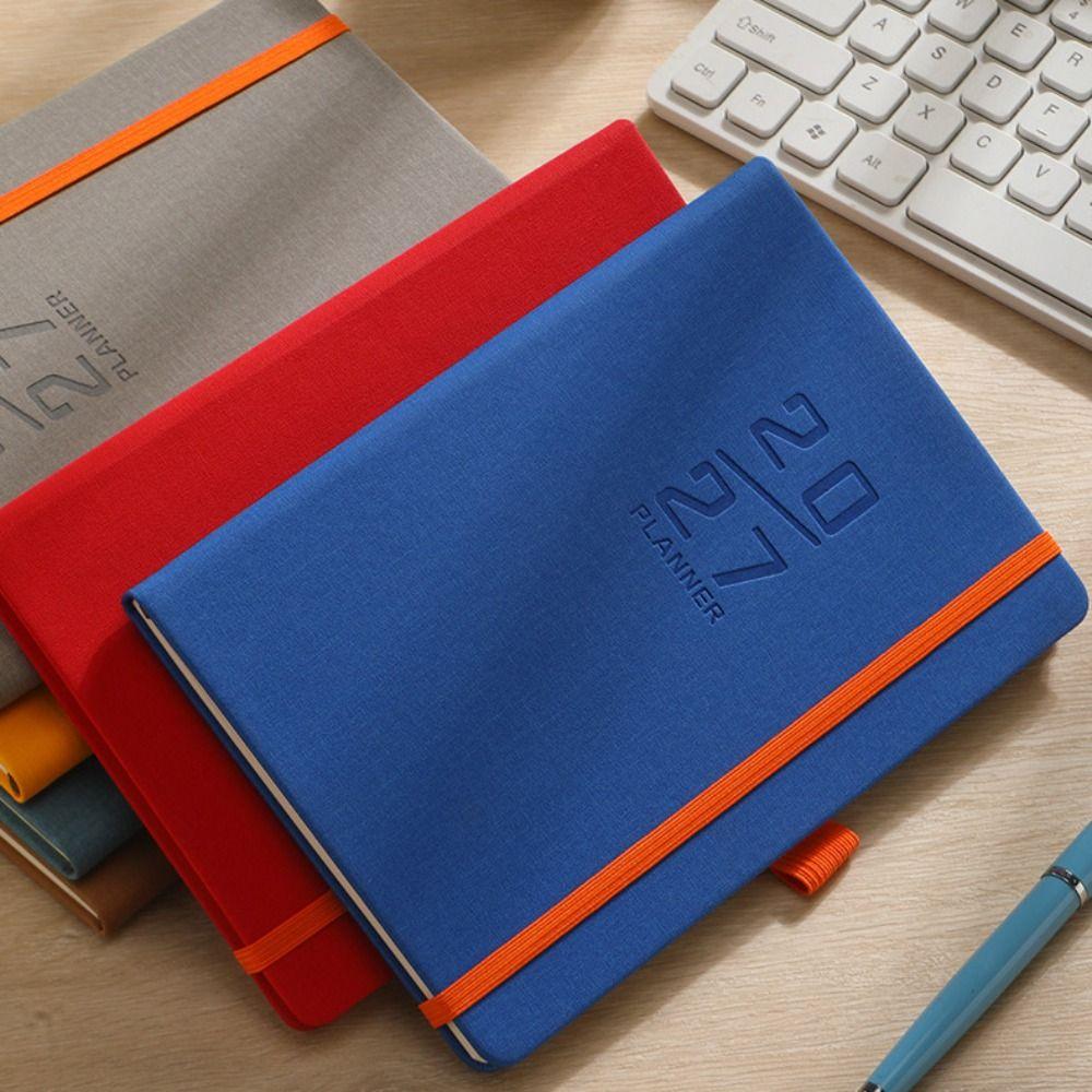 English A5 Agenda Planning Notebook 12 Months Office Work Planner Diary Writing Pads  Business