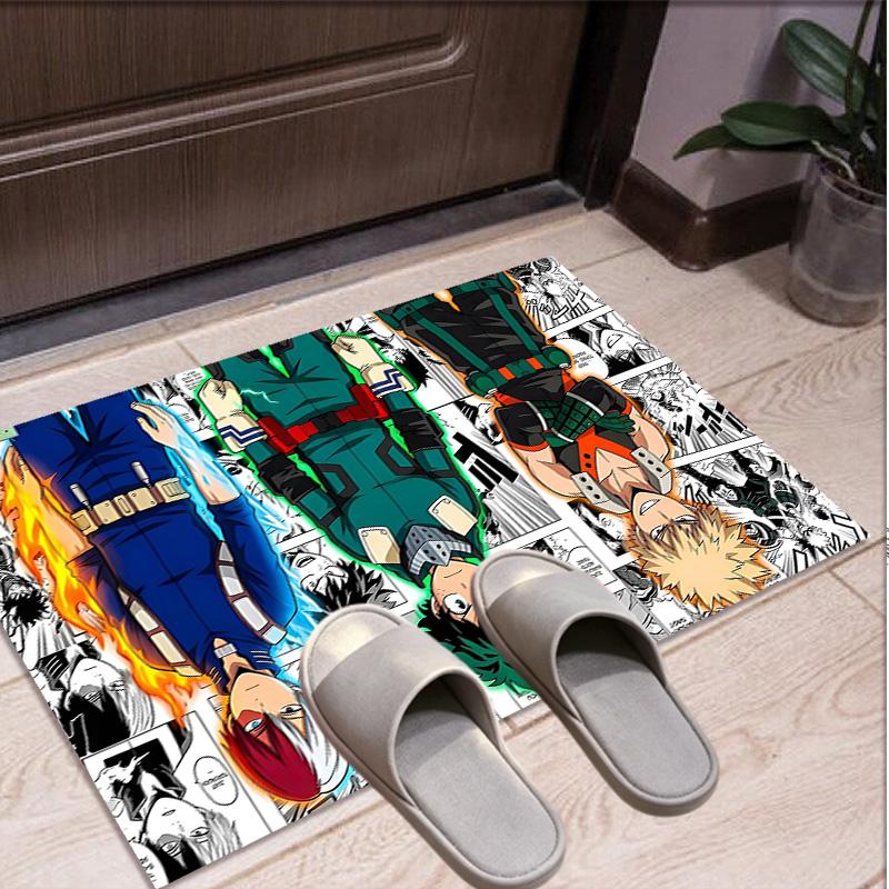 Jujutsu Kaisen Pattern Rug, Indoor/Outdoor Mat, for Picnic, Gameroom, Bedroom, Office, Living Room, Home Decor Carpet, Birthday Gift