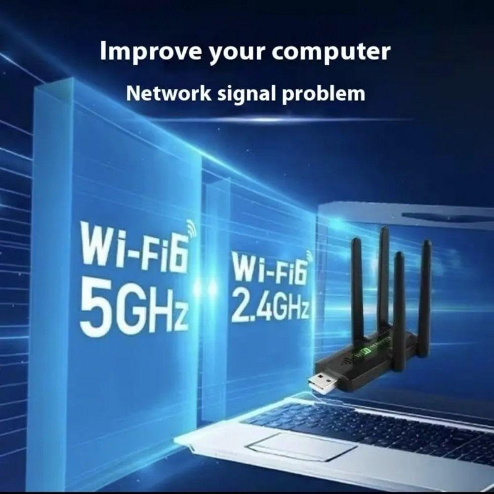 Dual Band WiFi USB Adapter USB3.0 Wireless Network Card Speed Boost  Home Use