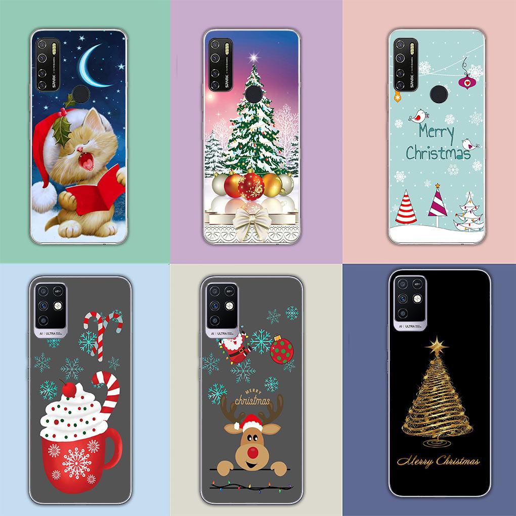 Merry Christmas Tree Deer Santa Claus Snow for Motorola Moto G13 G14 G53 G54 G62 G72 G82 G84 E13 E20 G42 G32 G23 G22 Phone Case
