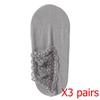 Women's Autumn Winter Thickened Warm Fleece Socks Lace Ankle Socks Non-slip Floor Socks