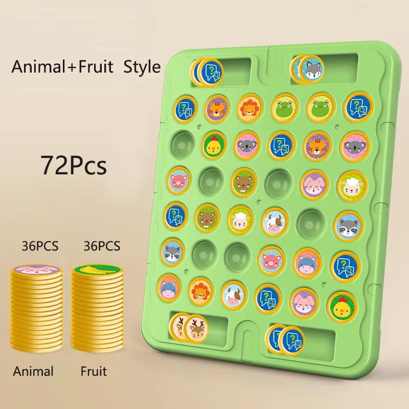 Animal Flip Chess Board Games Classic Strategy Game Thinking Cognitive Parent child Interactive Puzzle Christmas Party Toy