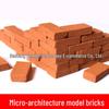Handmade Micro Landscape Building Kit: 1:16/35 Scale Mini Bricks for DIY Architecture Sandbox