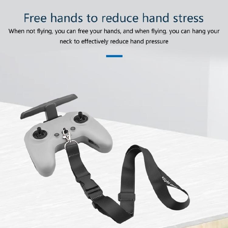 Quadcopter Remote Carrying Strap Shoulder Strap Soft Neck Lanyard with Adjustable Length for Prolonged Use