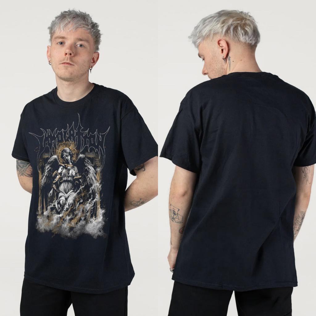 New Immolation Graphic Cotton Tshirt Unisex Summer Short Sleeve Fashion Brand Tee Luxury Casual Vintage Tees