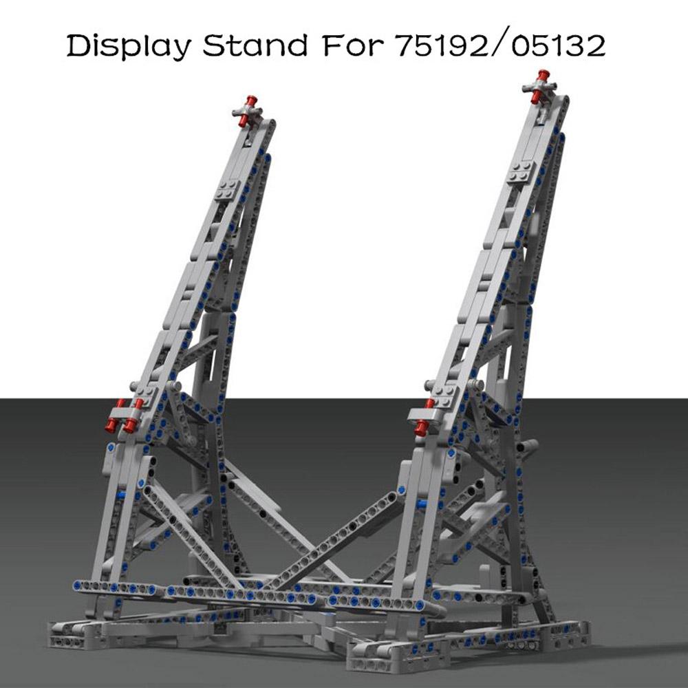 Вертикальная подставка для Ultimate Millennium 75192 Falcon, совместимая с 05132 Star Toys Wars Accessories, коллекционная серый