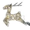 LED Light Up Christmas Reindeer Decor 20 Warm White Lights Metal Yard Decoration for Outdoor Indoor Lawn Garden Xmas Decor