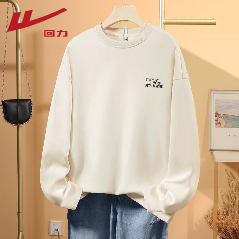 Warrior Women's Casual Long-Sleeve Round Neck Sweatshirt