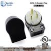 360° Rotatable NEMA 5-15P Angled US Standard Power Plug