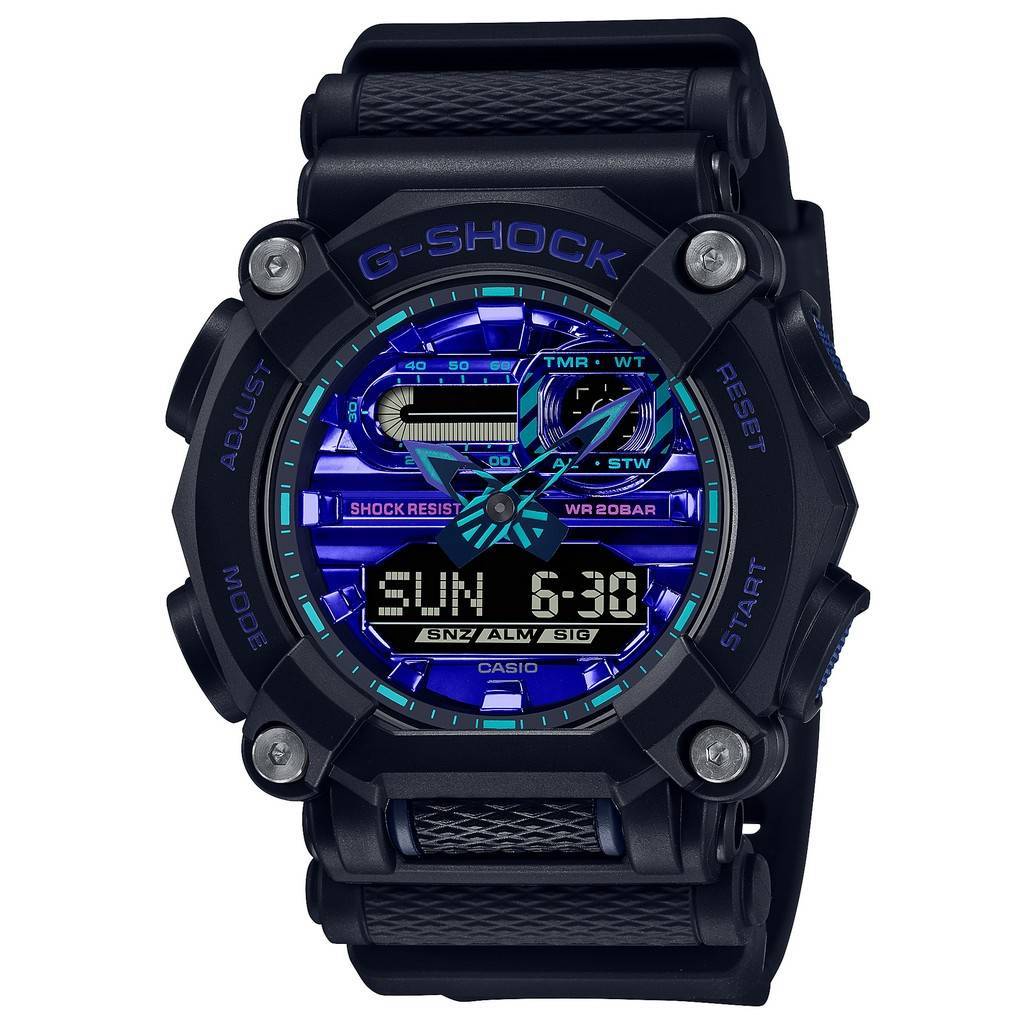 

Casio G-Shock Виртуальные аналоговые цифровые кварцевые часы GA-900VB-1A GA900VB-1 200M