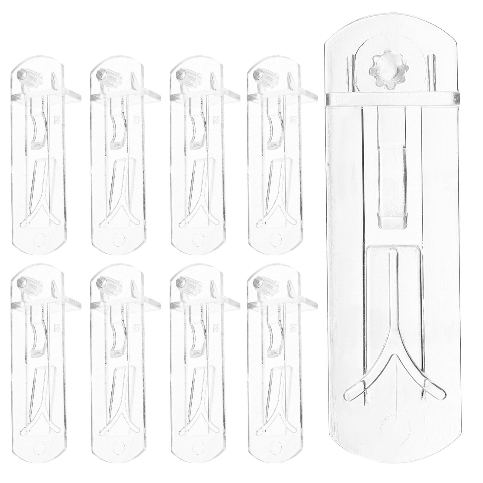 

20Pcs Shelf Support Peg Plastic Locking Clips Heavy Duty Cabinet Bracket Shelving Support Clips Adjustable Shelf Brackets other