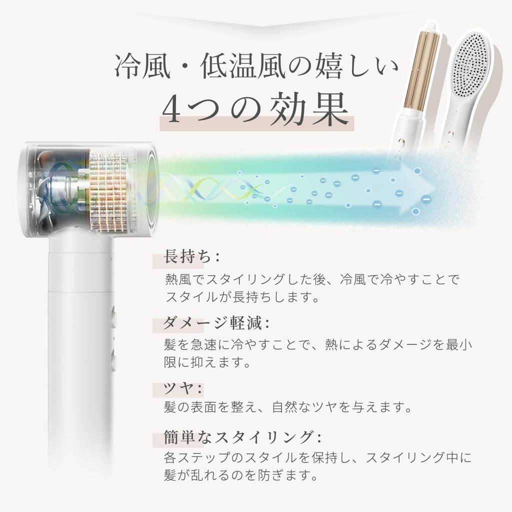 In Beautiful Hundred ANLAN Multi Curl Kuru Kuru Large Air Vysokorychlostní vlasy Rychlý hydratační rovný tepelný kartáč 200 milionů Negativní 3 úrovně