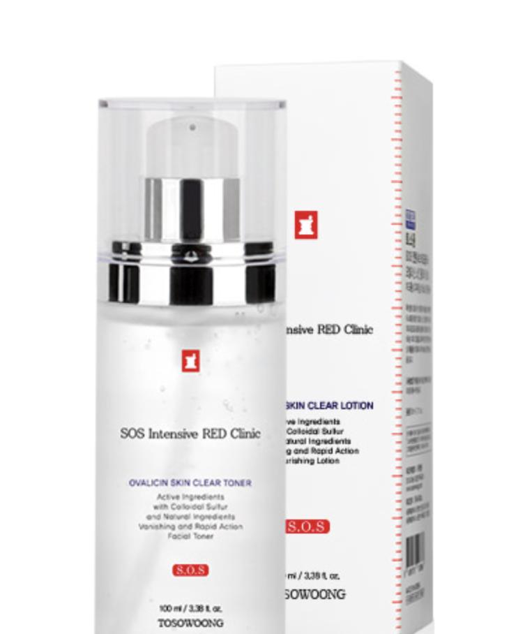TOSOWOONG Red Clinic Ovalicin Skin Toner Clarifying Calming 100ml