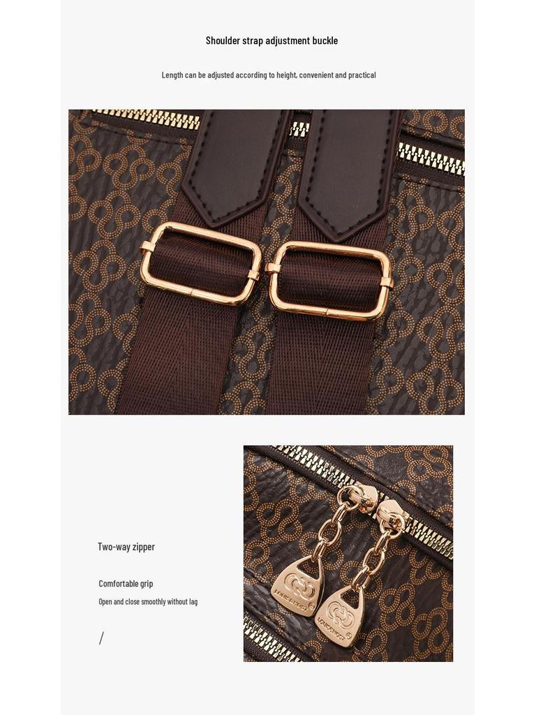 Women's Retro Print Backpack 2025 - High-Quality, Casual Travel Fashion