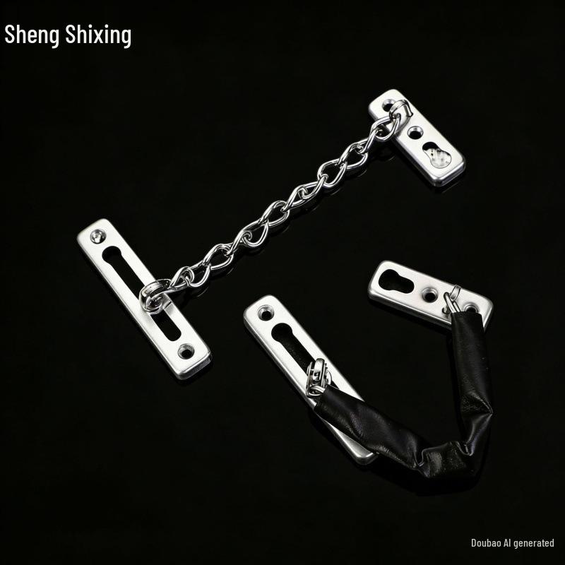 Stainless Steel Anti-Theft Door Chain Lock for Bedroom & Hotel
