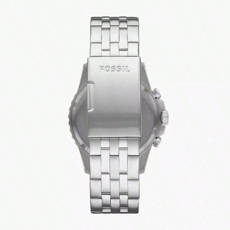 Men's Dual-color Pointer Mechanical Watch: Made of Stainless Steel, with Three-hand Design, Model FS5837