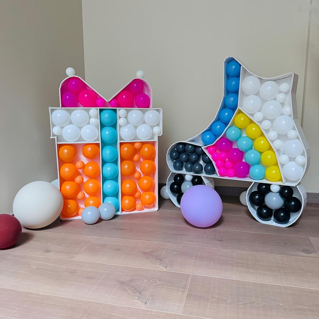 1Pc 73cm Roller Skate-shaped KT Board Balloon Frame Without Balloon, Retro Party Decorations From The 80s and 90s, Birthday Party Photo Decoration