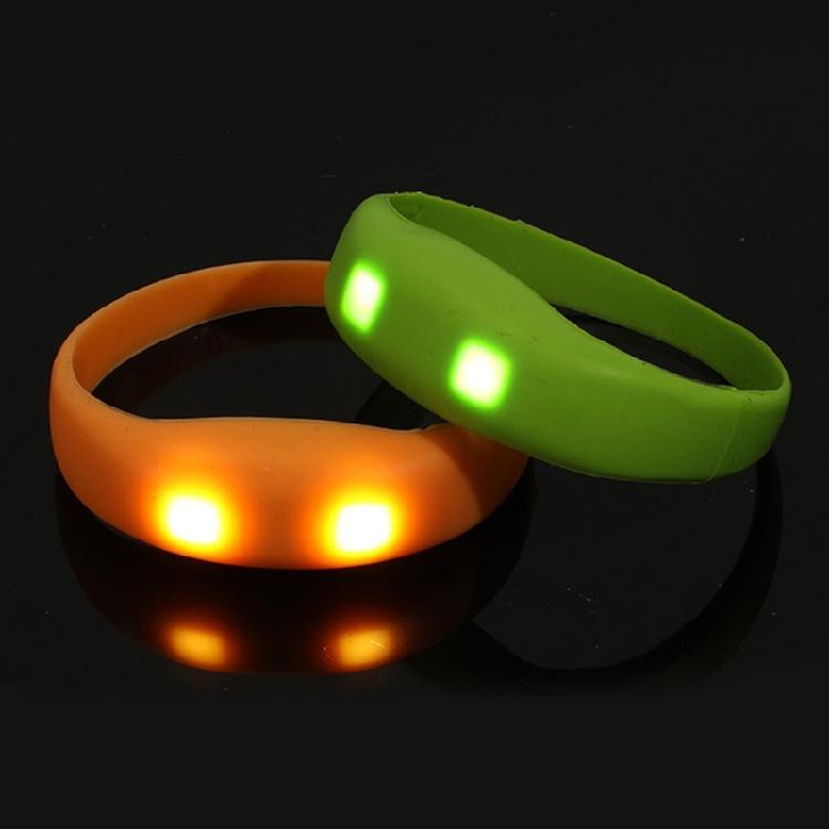 Set of 8 Flashing LED Bracelets Wristbands for Christmas Birthday Lighted LED Bracelets for Sport Outdoor Running