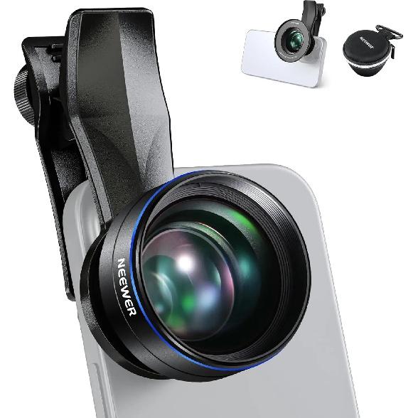 NEEWER 60mm Telephoto Lens with 17mm
