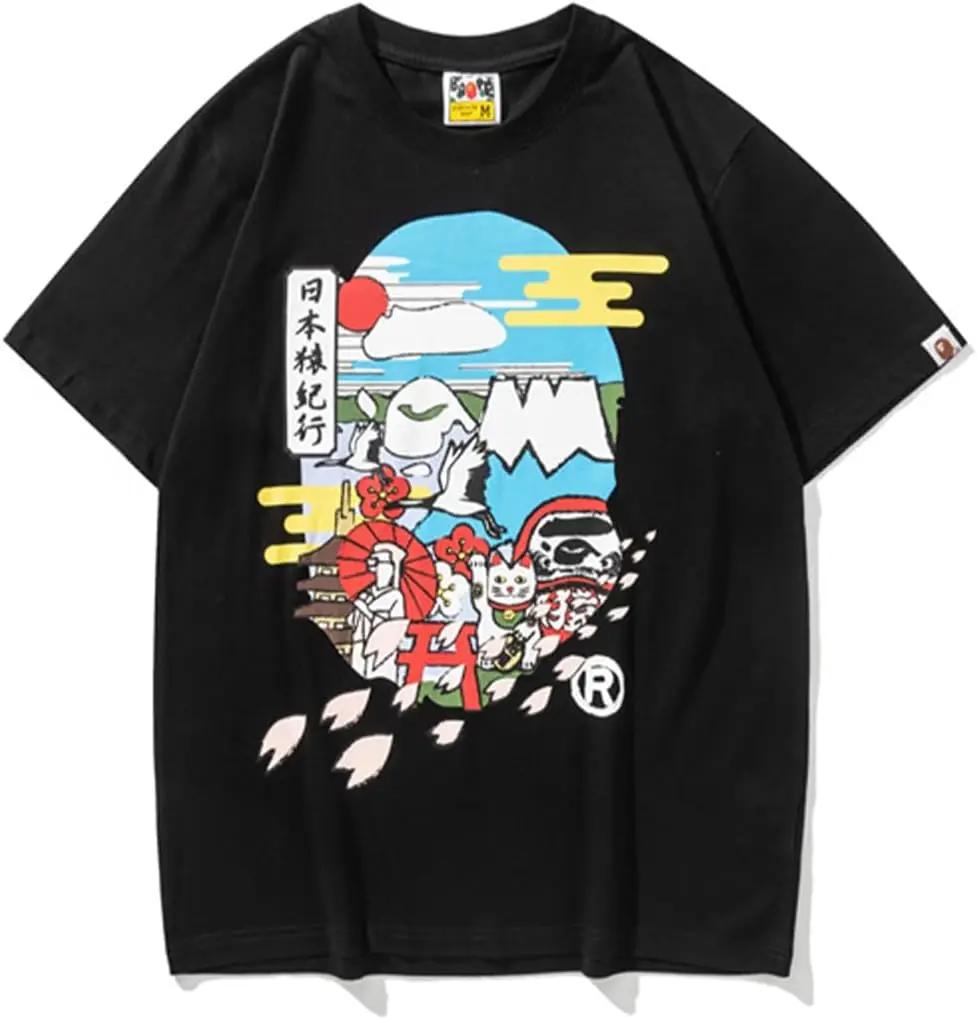 New Anime  Printing Fashion Trend Hip Hop TShir
