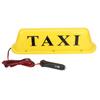 12V LED Magnetisches Taxi Schild Dachaufbau Auto Super Helle Licht Lampe mit Zigarettenanzünder(Gelbes Gehäuse)