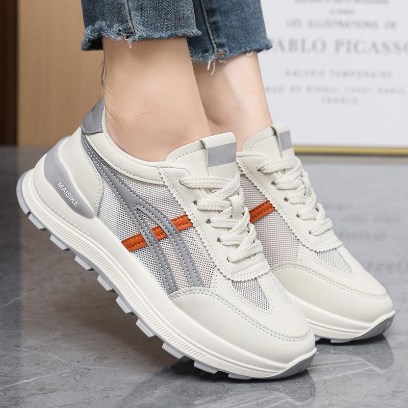 Forrest Gump Women's 2025 Versatile Mesh Running Shoes - Breathable, Thick-Soled, Height-Enhancing Sneakers for Spring and Autumn.