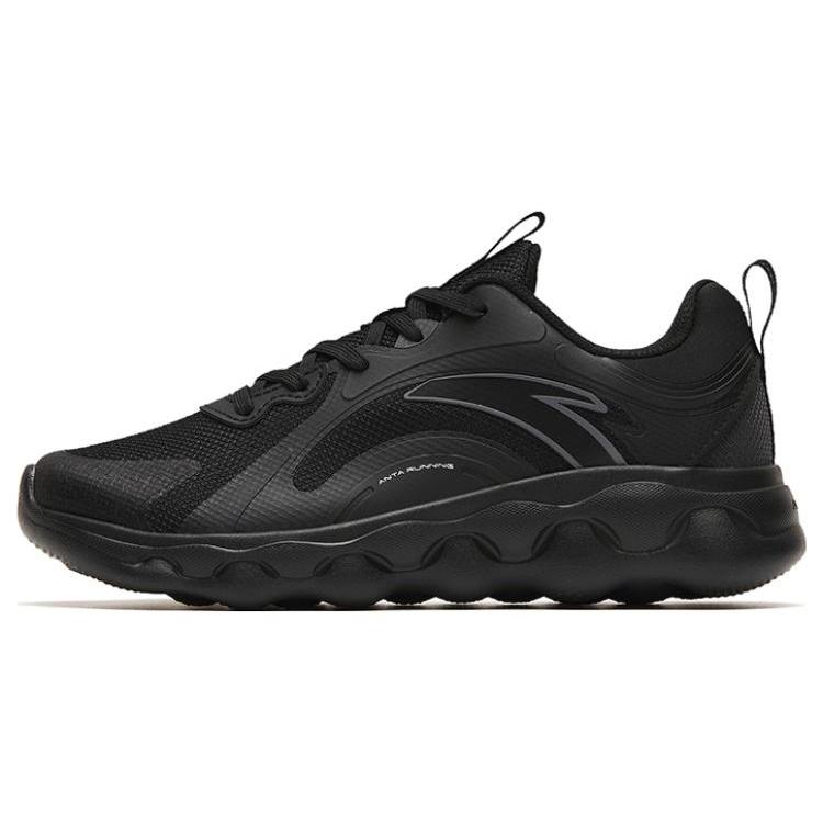 (WMNS) ANTA Running Series Sneakers Black Women s 122245574-4 EU 35.5