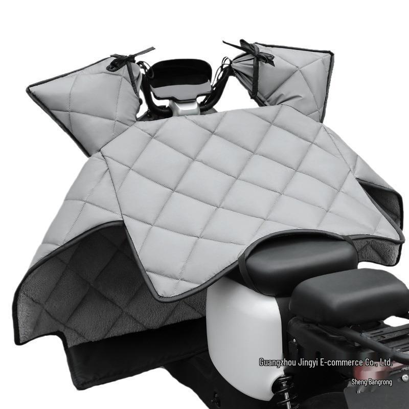 Winter Fleece-Lined Electric Motorcycle Windshield Cover – Waterproof, Windproof, Four-Season Protection