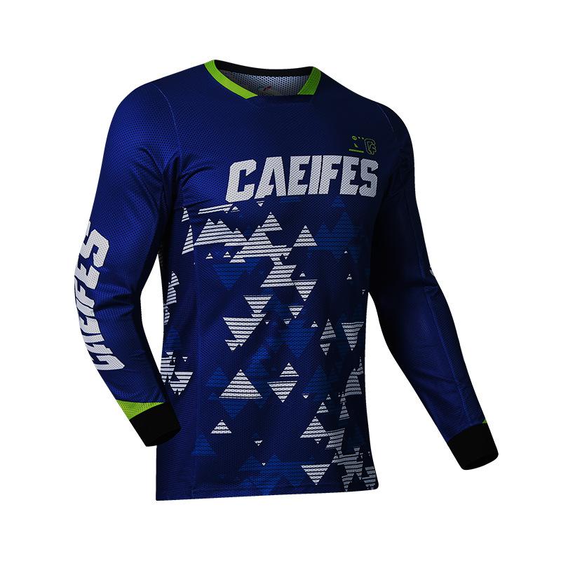 Spot Off-road Motorcycle Clothing, Cycling Clothing, Downhill Clothing, Casual Crew Neck T-shirt, Breathable and Quick-drying Running Clothing, 